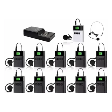 Система тур-гід DV audio TGD-KIT1T10R, 10 приймачів