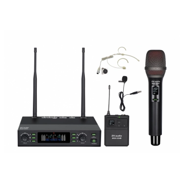 Радіосистема DV audio MGX-224HB, ручний і поясний передавачі