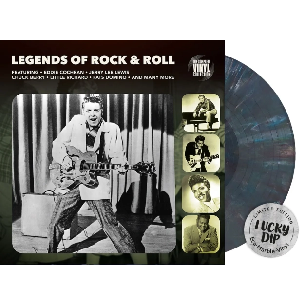 Various Artists — Legends of Rock & Roll (Lucky Dip Marble Vinyl) (1LP) | MMI