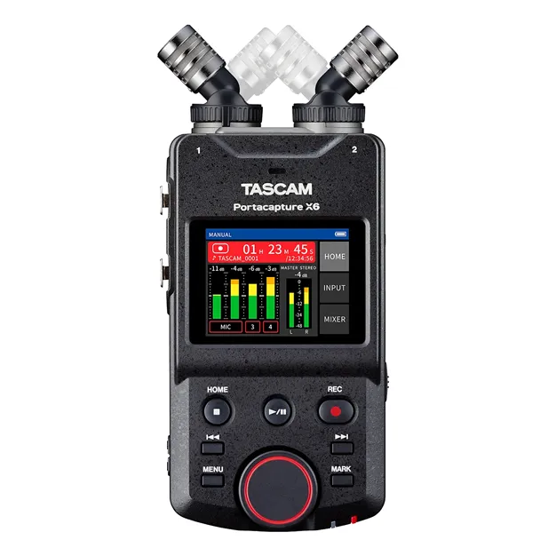 TASCAM Portacapture X6 — вигляд спереду