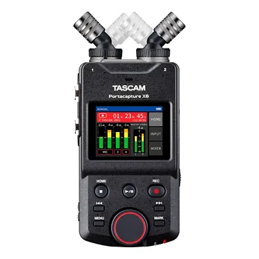 TASCAM Portacapture X6 — вигляд спереду