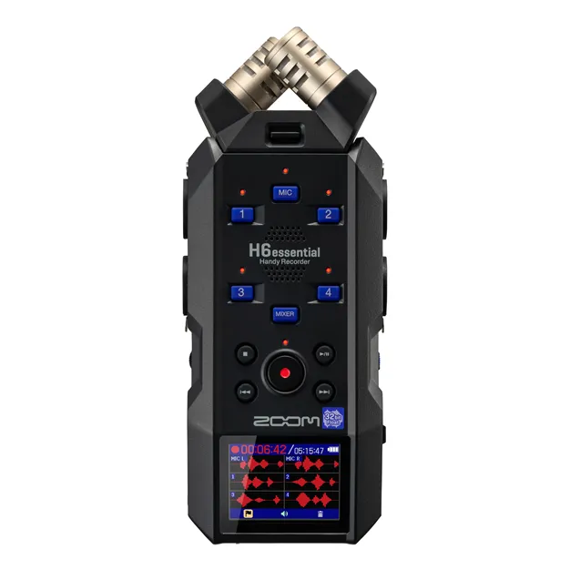 Zoom H6essential — вигляд спереду