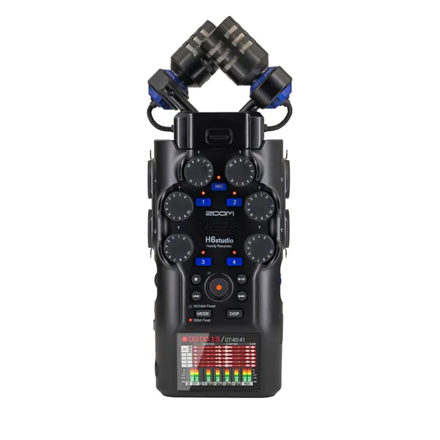 Zoom H6studio — вигляд спереду