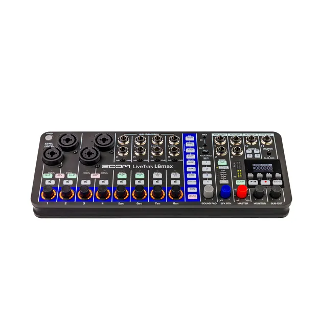 Zoom LiveTrak L6max — загальний вигляд