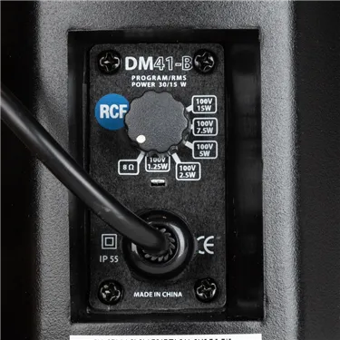 RCF DM 41 B — підключення та роз’єми