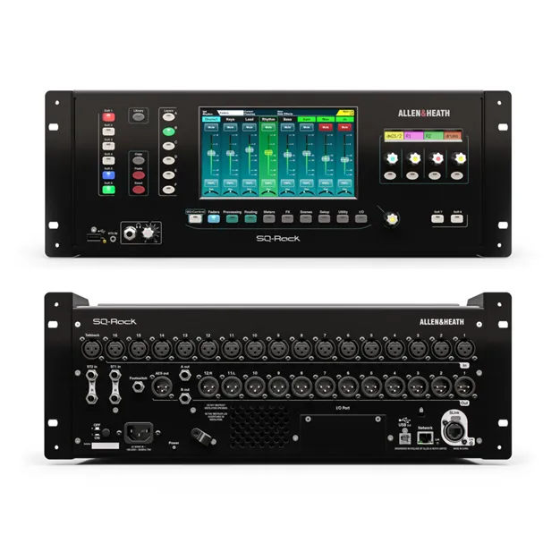 Allen & Heath SQ-Rack — передня та задня панелі