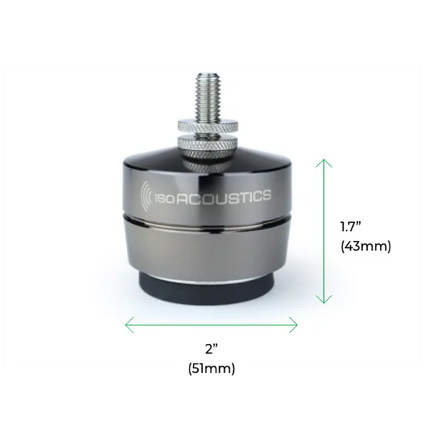 IsoAcoustics GAIA II — розміри опори