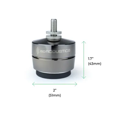 IsoAcoustics GAIA II — розміри опори