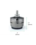 IsoAcoustics GAIA II — розміри опори