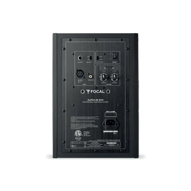 Focal Alpha 65 Evo — вигляд ззаду