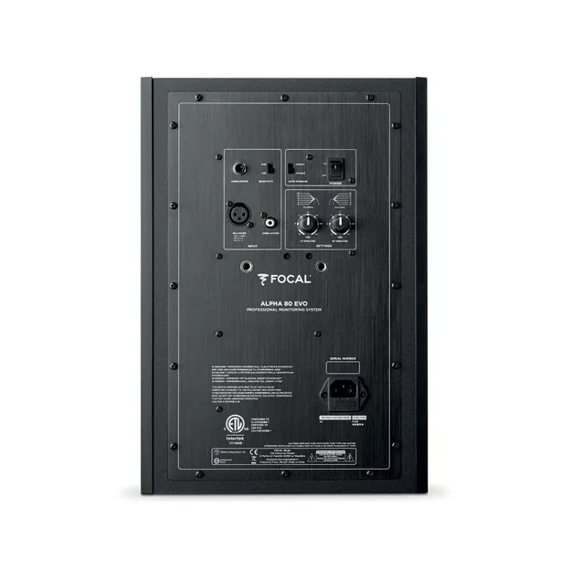 Focal Alpha 80 Evo — вигляд ззаду