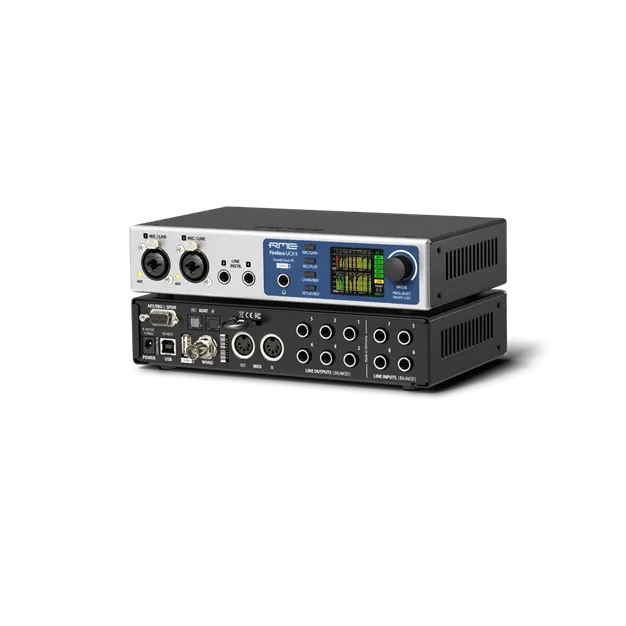 RME Fireface UCX II — передній і задній боки
