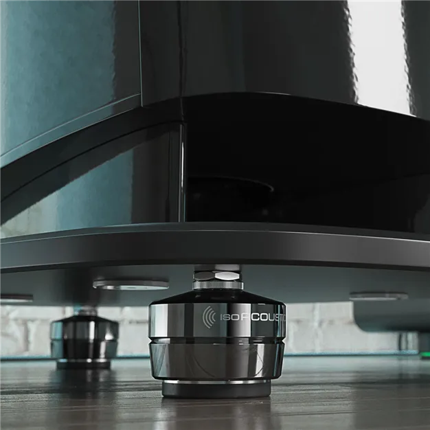 IsoAcoustics GAIA I — приклад встановлення, зовнішнє обладнання не входить до комплекту