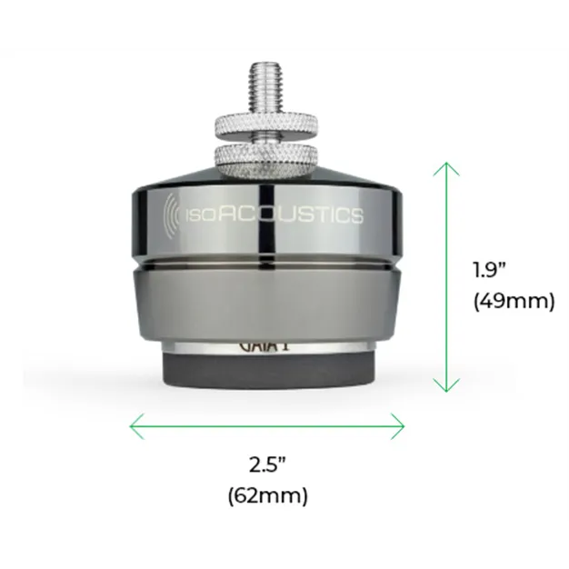 IsoAcoustics GAIA I — розміри опори