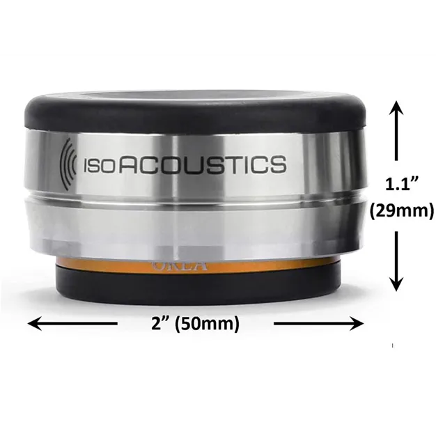 IsoAcoustics OREA Bronze — розміри опори