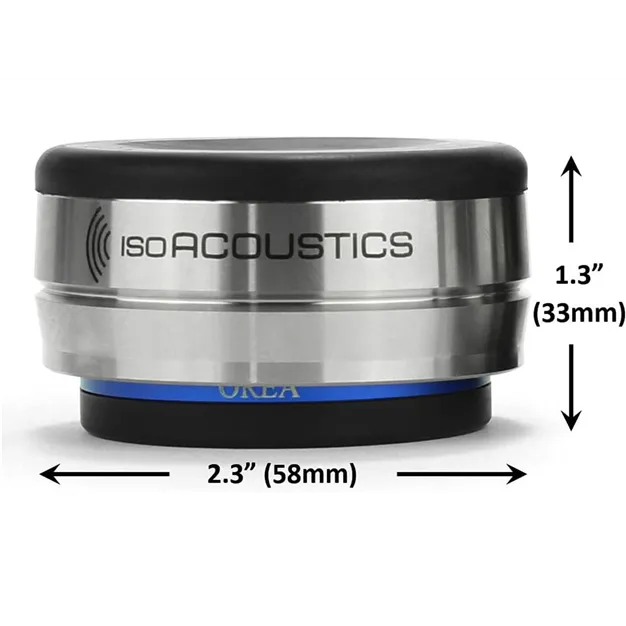 IsoAcoustics OREA Indigo — розміри опори