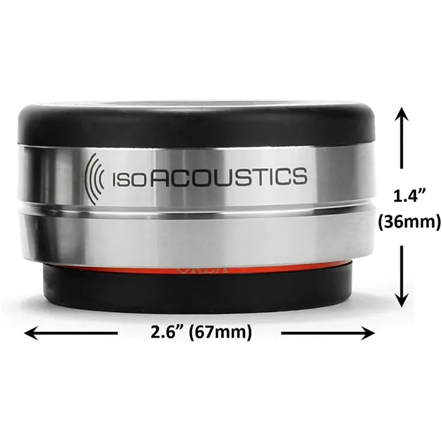 IsoAcoustics OREA Bordeaux — розміри опори