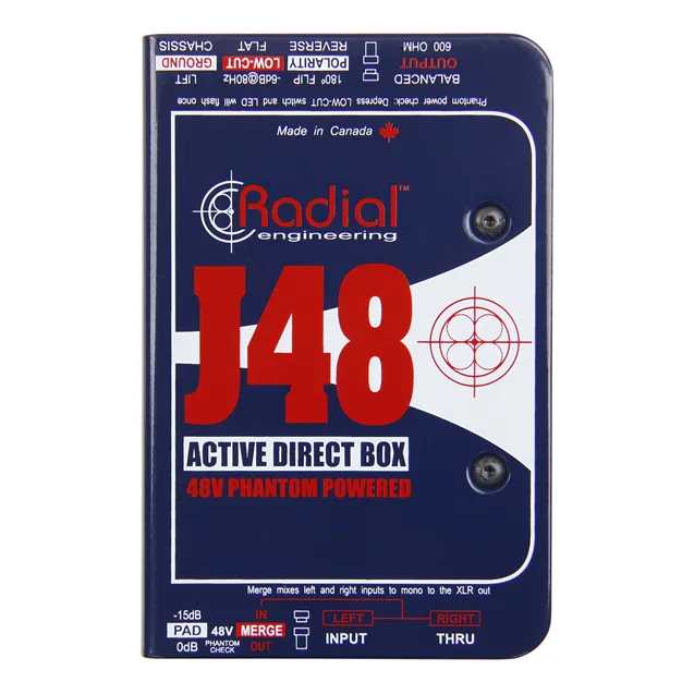 Radial J48 — вигляд зверху