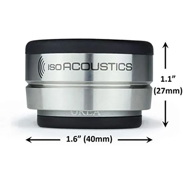 IsoAcoustics OREA Graphite — розміри опори