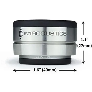 IsoAcoustics OREA Graphite — розміри опори