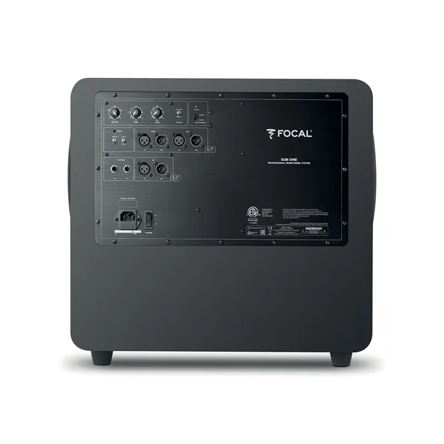 Focal Sub One — роз’єми та підключення