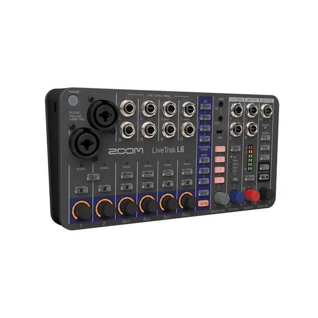 Zoom LiveTrak L6 — загальний вигляд