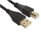 UDG Ultimate Audio Cable USB 2.0 A-B Straight 1m Black (U95001BL) — крупний план