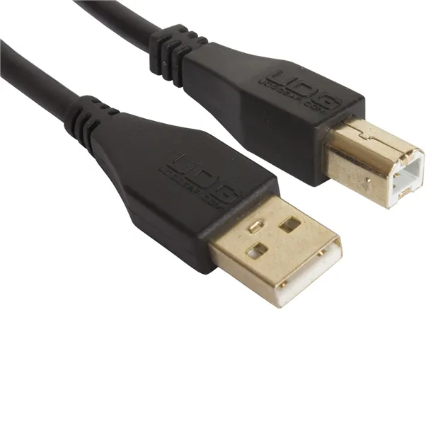 UDG Ultimate Audio Cable USB 2.0 A-B Straight 1m Black (U95001BL) — крупний план