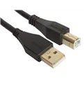 UDG Ultimate Audio Cable USB 2.0 A-B Straight 1m Black (U95001BL) — крупний план