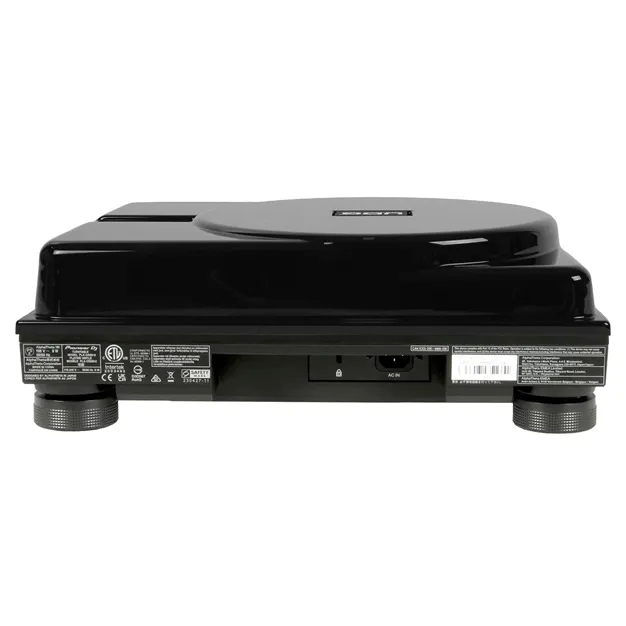 UDG Ultimate Turntable Equipment Cover Black (U94115BL) — вигляд ззаду, обладнання під кришкою не входить до комплекту