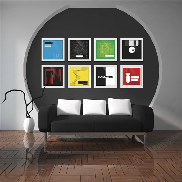 Glorious Vinyl Frame Set White — приклад використання, зовнішнє обладнання та платівки не входять до комплекту