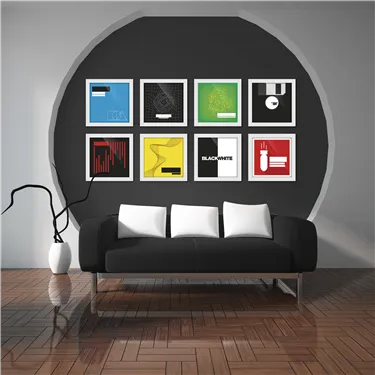 Glorious Vinyl Frame Set White — приклад використання, зовнішнє обладнання та платівки не входять до комплекту