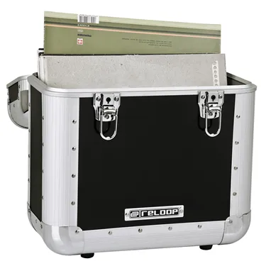 Reloop 60 Record Case Black — відкритий кейс, платівки для прикладу не входять до комплекту