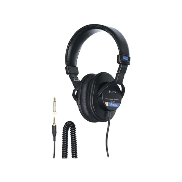 Sony MDR-7506 — навушники, кабель та адаптер