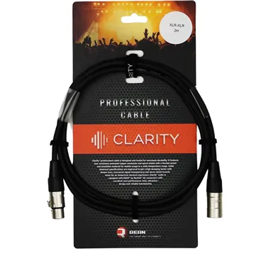 Clarity XLR-XLR PRO/2m — кабель у фірмовому пакуванні
