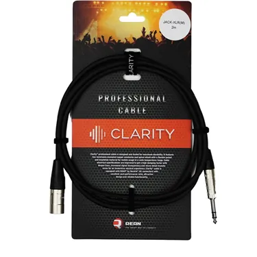 Clarity JACK-XLR(M) PRO/2m — кабель у фірмовому пакуванні