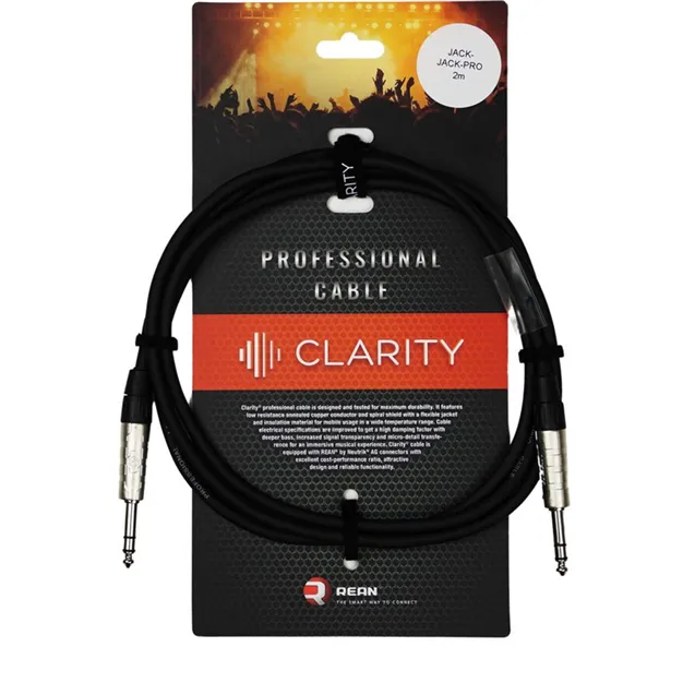 Clarity JACK-JACK PRO/2m — кабель у фірмовому пакуванні