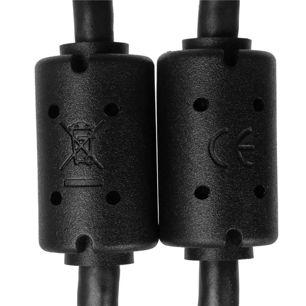 UDG Ultimate USB 3.2 C-C Black Straight 1.5m U99001BL — феритові фільтри