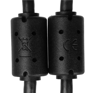 UDG Ultimate USB 3.2 C-C Black Straight 1.5m U99001BL — феритові фільтри