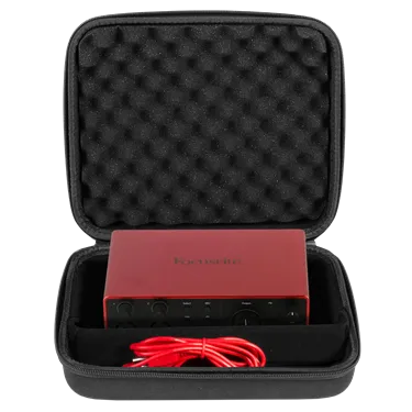 UDG Creator Scarlett 2i2/4i4 4th Gen Hardcase U8507BL — розміщення обладнання, обладнання не входить
