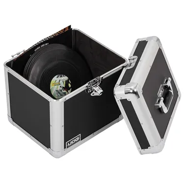 UDG Ultimate Record Case 80 Vinyl Silver U93017SL — відкритий кейс, платівки не входять