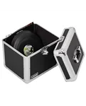 UDG Ultimate Record Case 80 Vinyl Silver U93017SL — відкритий кейс, платівки не входять