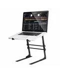 Підставка Reloop Laptop Stand V.2 для ноутбука, чорна — з ноутбуком, ноутбук не входить
