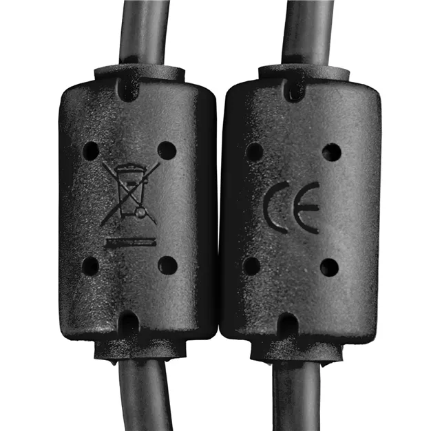 USB-кабель UDG Ultimate USB 2.0 C-B Black 1,5 м U96001BL — феритові фільтри