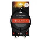 Аудіокабель Clarity 2xRCA-2xRCA-B/1m — загальний вигляд