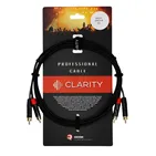 Аудіокабель Clarity 2xRCA-2xRCA-B/2m — загальний вигляд