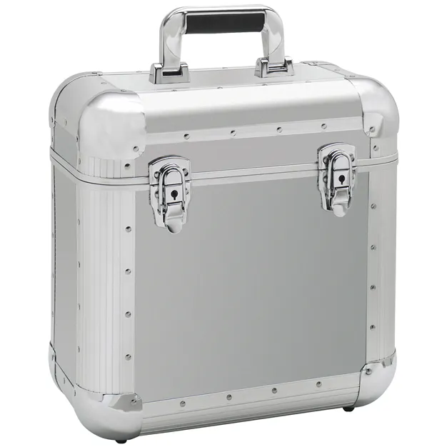 Кейс для платівок Reloop 60 Record Case Silver — загальний вигляд
