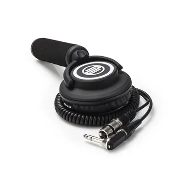 DJ-навушник Reloop RHP-10 Mono Black — ракурс із кабелем