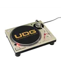 Сліпмати UDG Turntable Slipmat Set Black/Golden, пара — на програвачі, програвач не входить