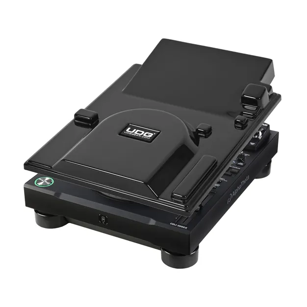 Захисна кришка UDG U94130BL для AlphaTheta CDJ-3000X, чорна — загальний вигляд, обладнання під кришкою не входить
